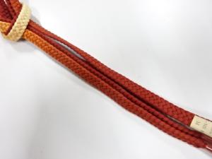 未使用品　正絹　手組帯締め